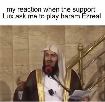 Keep it halal brothers, never play that haram boy ان شاء الله