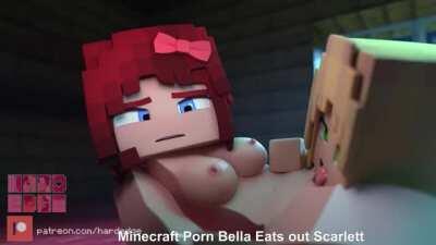 Minecraft Porn Bella Eats Out Scarlett
