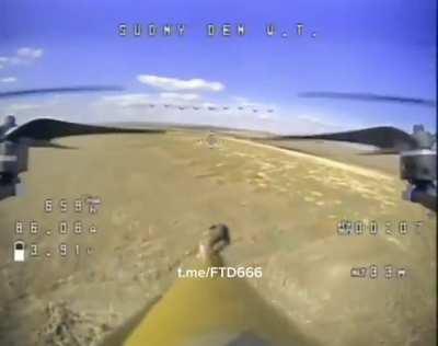 RU POV: Russian soliders launched FPV drone with mouse on top.