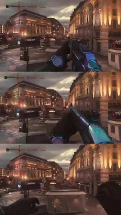 I synced the Cold War multiplayer theme to Modern Warfare guns, took approcimately 30 hours but it was worth the outcome imo !