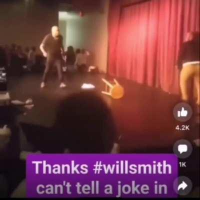 when heckling goes wrong