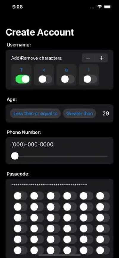 I’ve been working on a register screen using SwiftUI. Let me know if you think is ready for production!