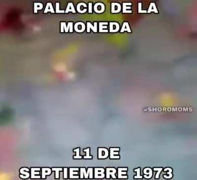 El palacio de la moneda el 11 de septiembre be like