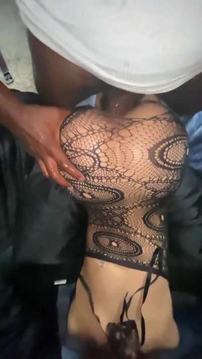 Tiny Asian slut taking my big cock