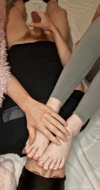 Being beneath my feet is the most euphoric thing in the world for him