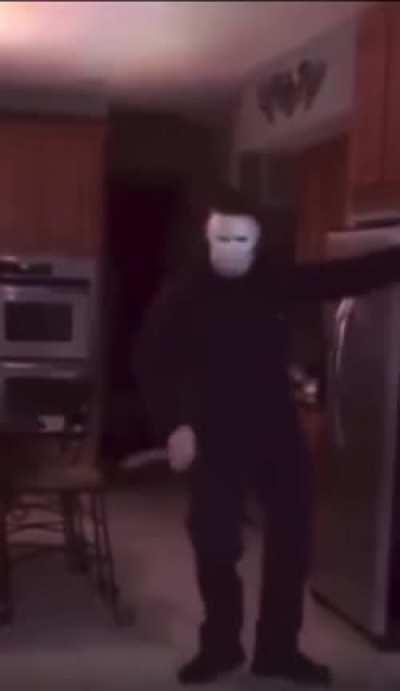Myres dancing on spooky month