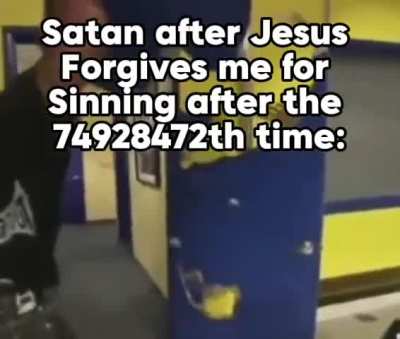 Satan’s a loser bro 😭🙏