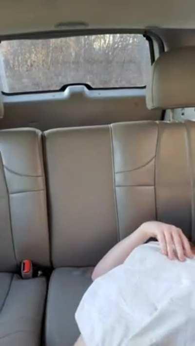 Caught Masturbating in a Car (sound on)