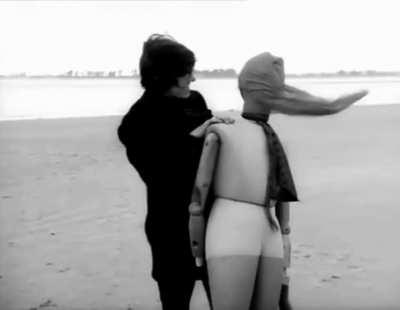 The lunatic is stripping clothes