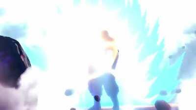 Gogeta blue's reveal in a nutshell.