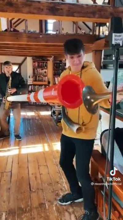 I like the part where the long trumpet made the heehoo noisw