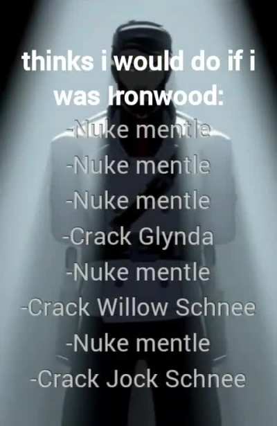what would you do if you were Ironwood