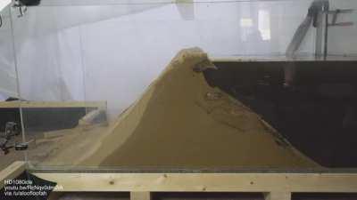 Dam breach experiment