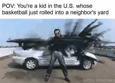 funny because it's absurd, sad because it actually happened this week