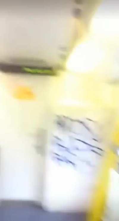 Caught doing graffiti in train