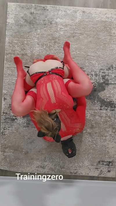 Locked up in matching lingerie with your ass fucked. How life has changed. 