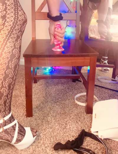 Lubing it up before I ride