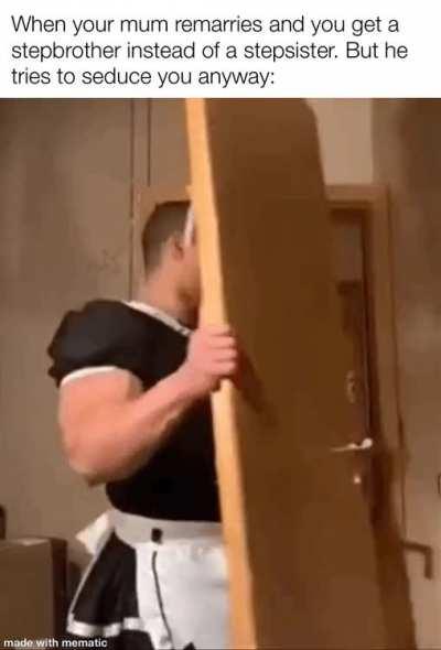 So are you climbing in the washing machine or am I?