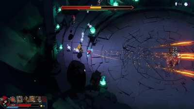 Character stuck after skipping dialogue inside purple portal