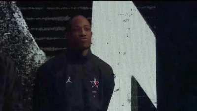 [Highlight] DeMar DeRozan looks visibly confused as he is labeled 