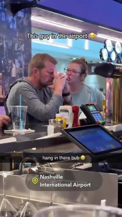 This guy does not look okay at all