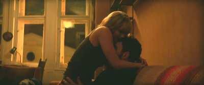 Jennifer Lawrence rides a cock perfectly