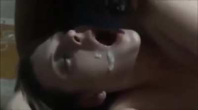 Greedy girl gets the goo