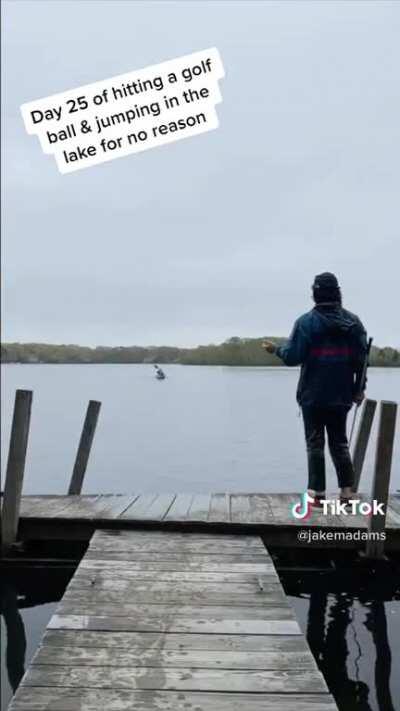 Lady gets hit with golf ball and threatens to call wildlife conservatory