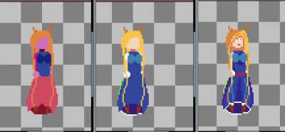 Tohru jump animation — full pixel art process — give it an upvote if you like