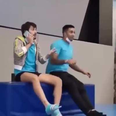 WCGW backflipping on a water bottle