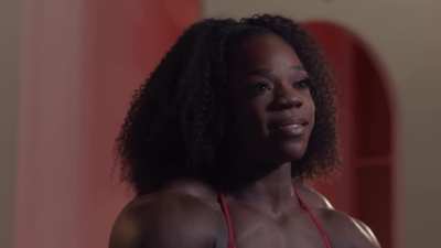 Ashley Jones lookin' swole and chocolatey.  😍🧎🏿‍♂️💍