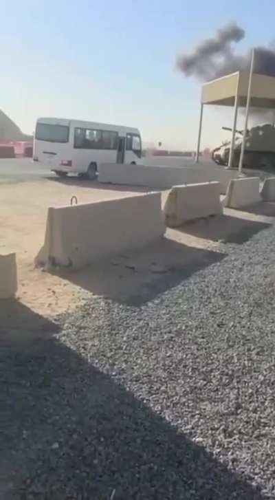 Iranian Arash-2 drone struck the US Base “Camp Buehring”, Northwestern Region of Kuwait.