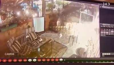 The moment Jana Kiswani (16) was shot by Israeli police inside her house in Sheikh Jarrah