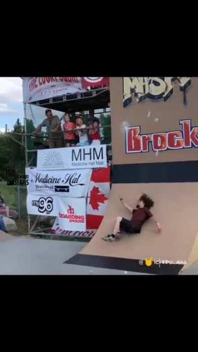 HMFT after my skateboard flies back to orbit on my face