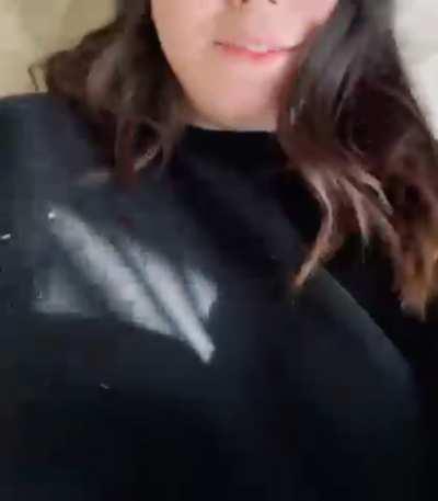 Bet ya can’t put a baby in me as fast as I can take my top off