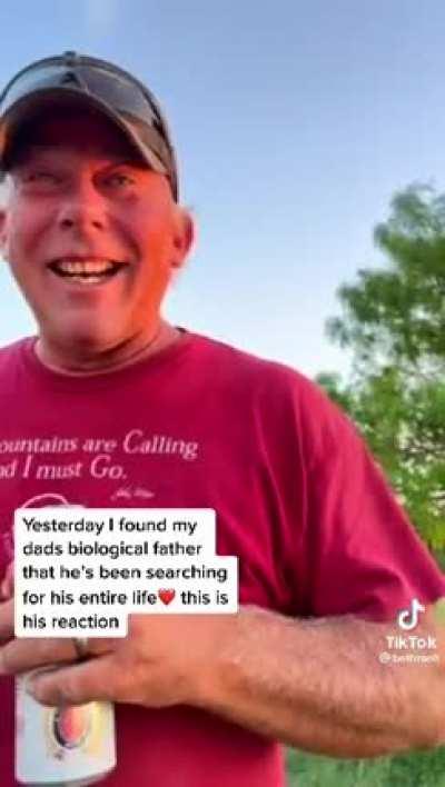 Dad finds out he has a dad.