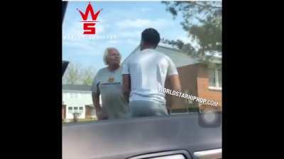 Racist gets slapped silly