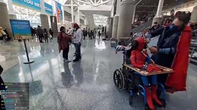 Twitch streamer calling handicapped kid in Spiderman cosplay 