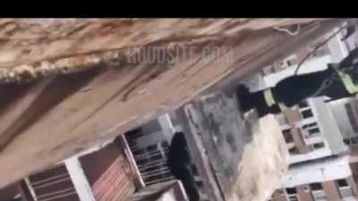 HMFT after I wake up from a building rooftop and almost make it to the 