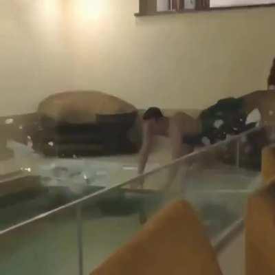 Both the damage and cleaning this up