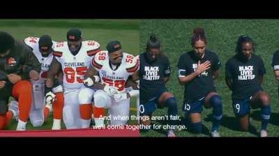 Incredible editing in this Nike commercial, You can't stop us.