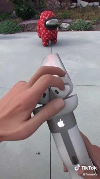 yoo the lv x supreme among us man and litty airpod shotty 💯💯🔥🔥🔥🥵🥵