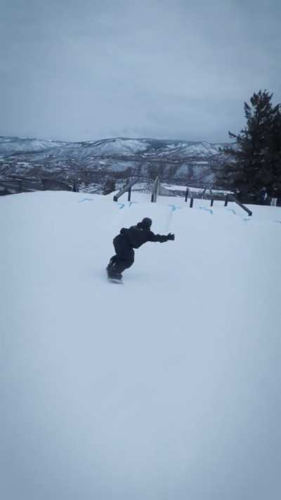 Some slopestyle practice runs with Rene