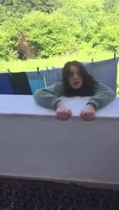 HMC while I hang from the balcony