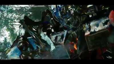 Optimus Prime falls over like Walter White!