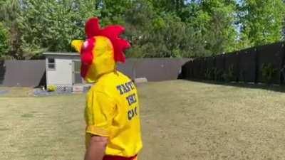 Ned Luke, a Cluckin' Bell employee