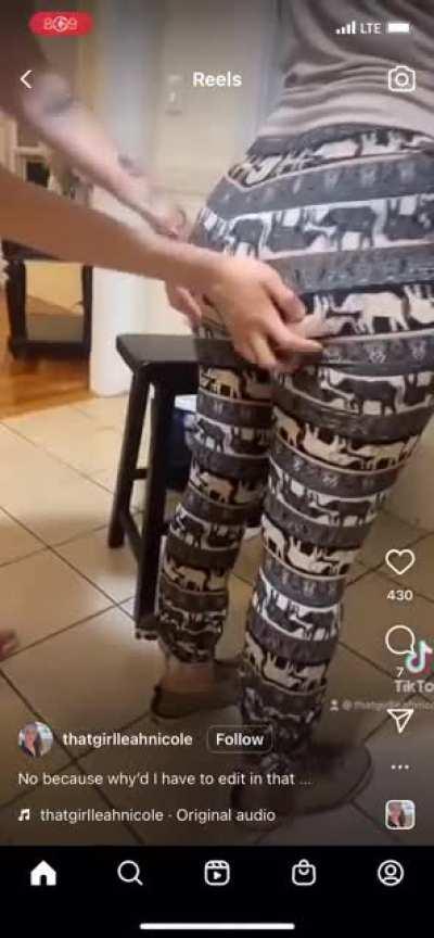 Old ass grandma can’t even resist