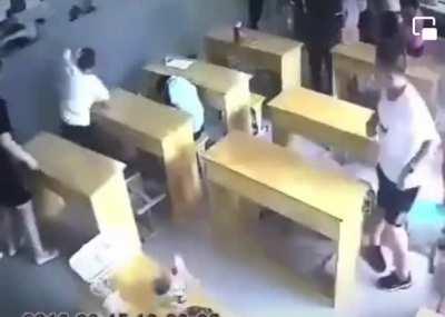 Chemical class gone wrong in China