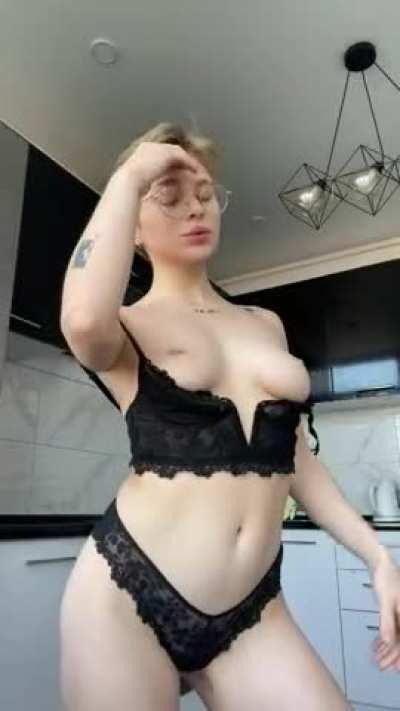 Your cute girl enjoys teasing and satisfying