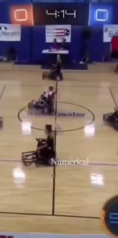 Rocket League but with wheel chairs